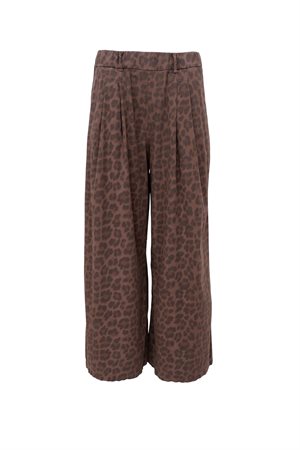Clack Colour - BCABBIE wideleg pant - Mocca leo
